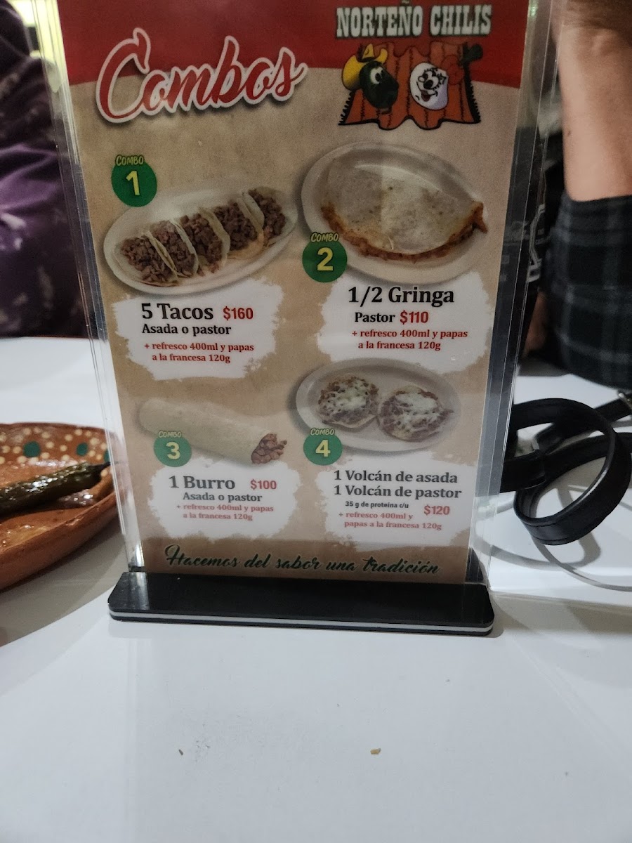Norteño Chilis Tacos Menu - Image 2